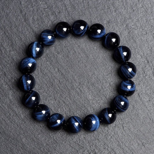 Blue tiger's eye crystal bracelet
