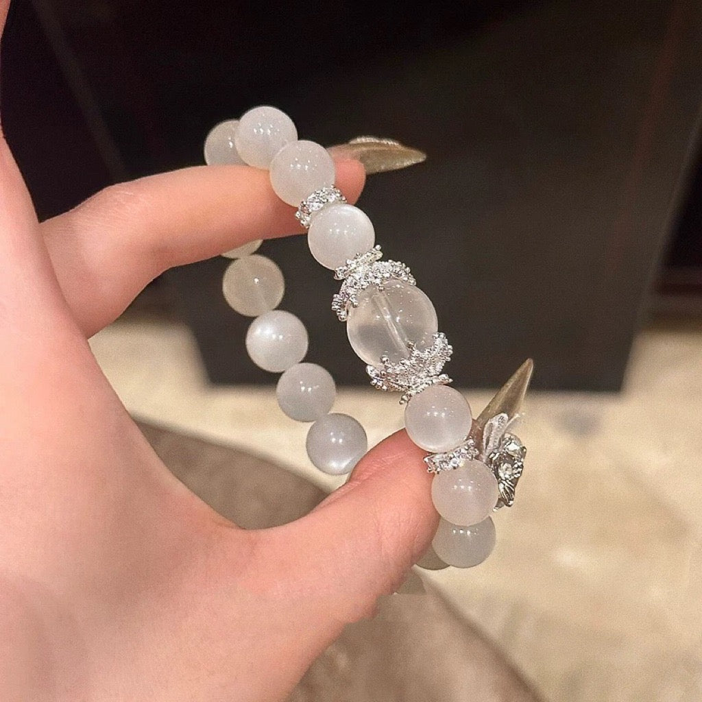White crystal bracelet