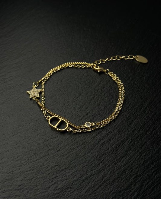 Golden Couture Star Bracelet
