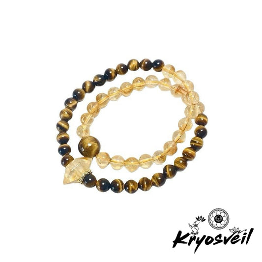 Citrine Rutilated Harmony Bracelet