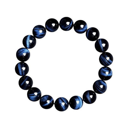 Blue tiger's eye crystal bracelet