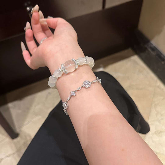 White crystal bracelet