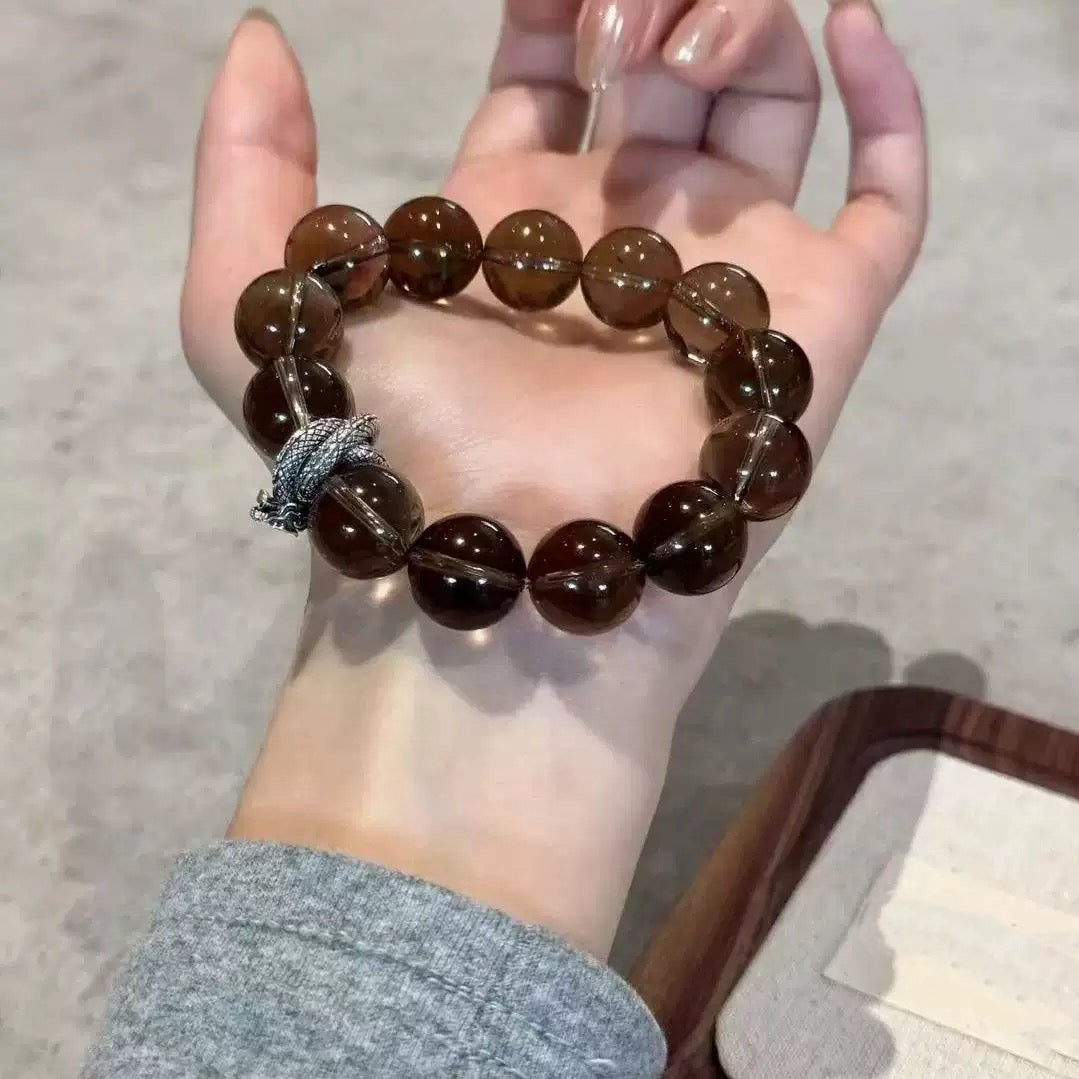 Smoky quartz bracelet
