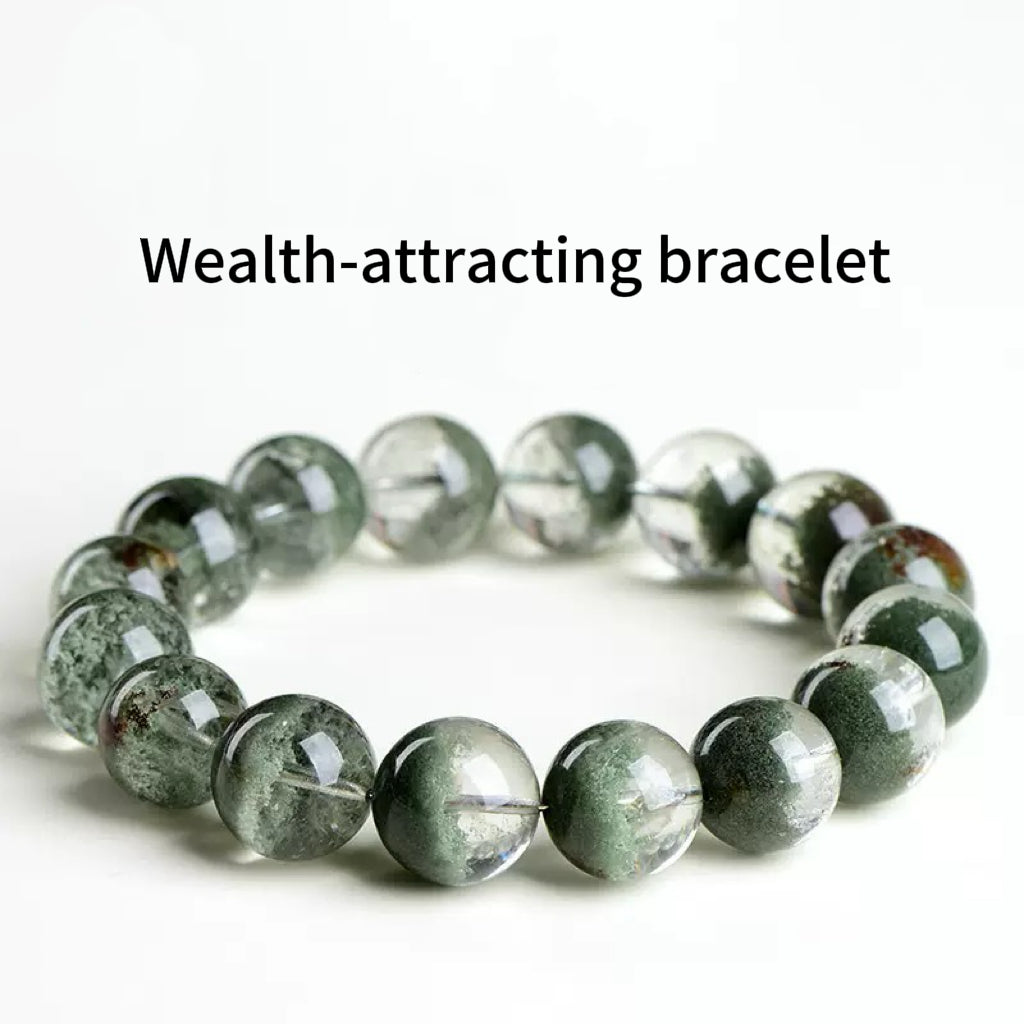 Wealth-attracting green phantom bracelet
