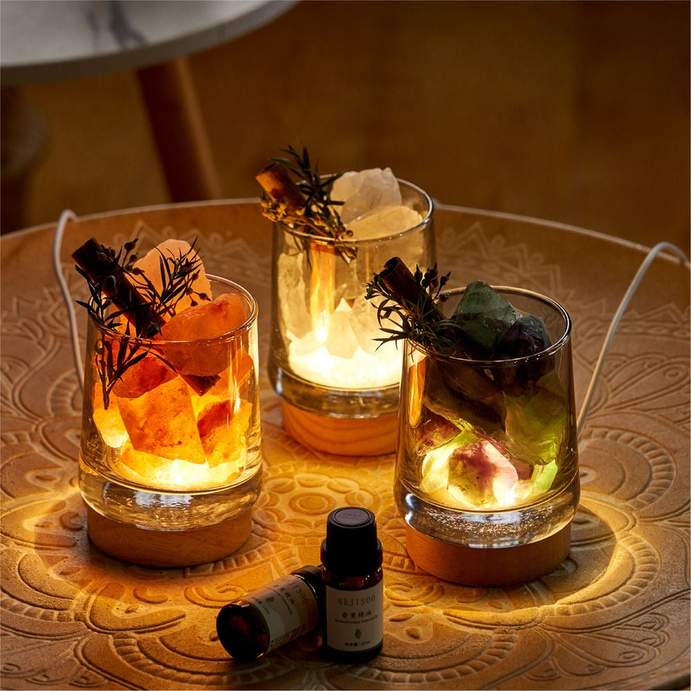 Crystal Raw Stone Aromatherapy Ambience Bowl