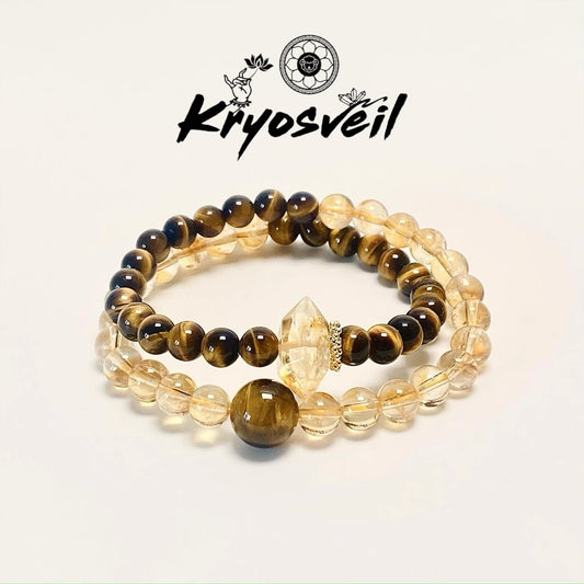 Citrine Rutilated Harmony Bracelet