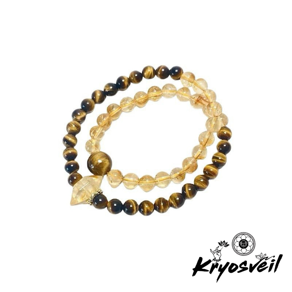 Citrine Rutilated Harmony Bracelet